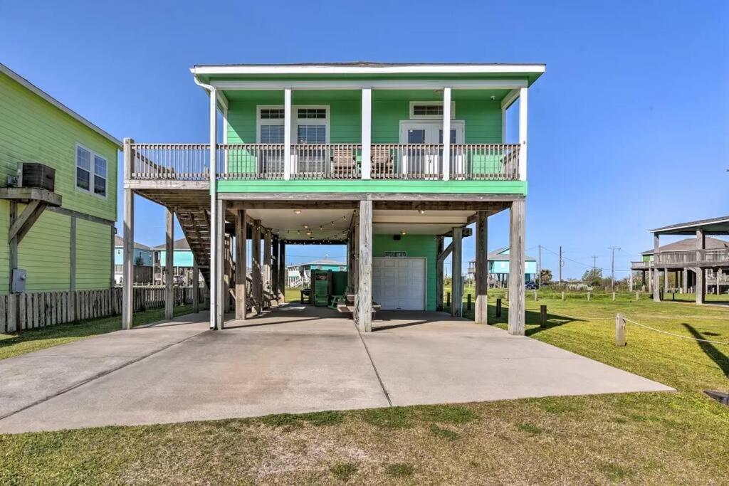 Coastal Heaven - Crystal Beach Relaxing Beach Home Bolivar Peninsula Εξωτερικό φωτογραφία