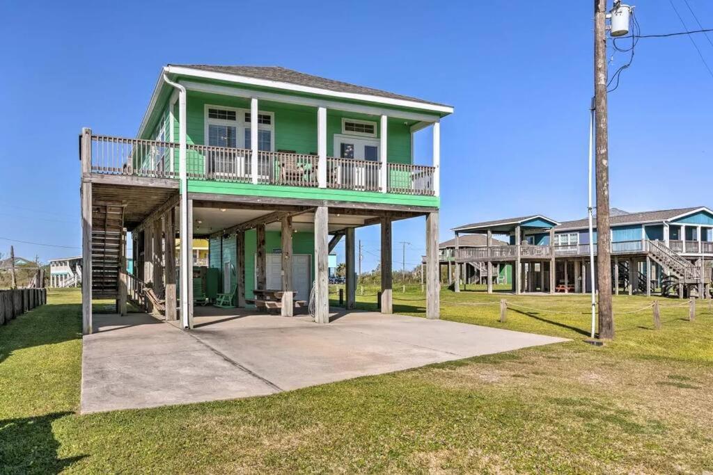 Coastal Heaven - Crystal Beach Relaxing Beach Home Bolivar Peninsula Εξωτερικό φωτογραφία